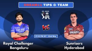 RCB vs SRH Today’s Dream11 Fantasy Team