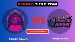 RR vs PB Today’s Dream11 Fantasy Team