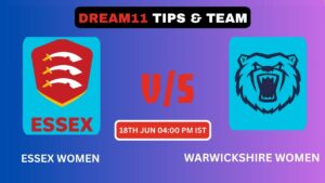 ESS-W vs WAR-W Today’s Dream11 Fantasy Team