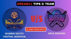 MSCMR vs AA Today’s Dream11 Fantasy Team