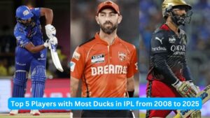 Top 5 Players with Most Ducks in IPL from 2008 to 2025