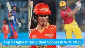 Top 5 Highest Individual Scores in WPL 2025