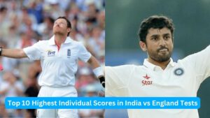 Top 10 Highest Individual Scores in India vs England Tests