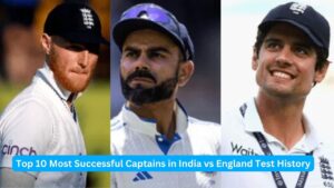 Top 10 Most Successful Captains in India vs England Test History