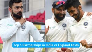 Top 5 Partnerships in India vs England Tests